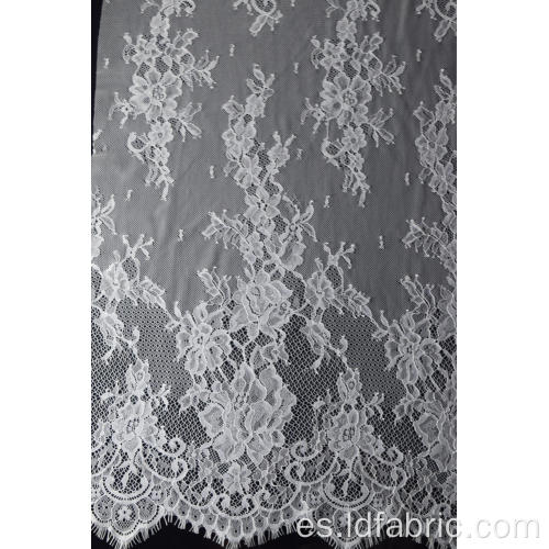Diseño de tela de encaje de panel 100% nylon-A